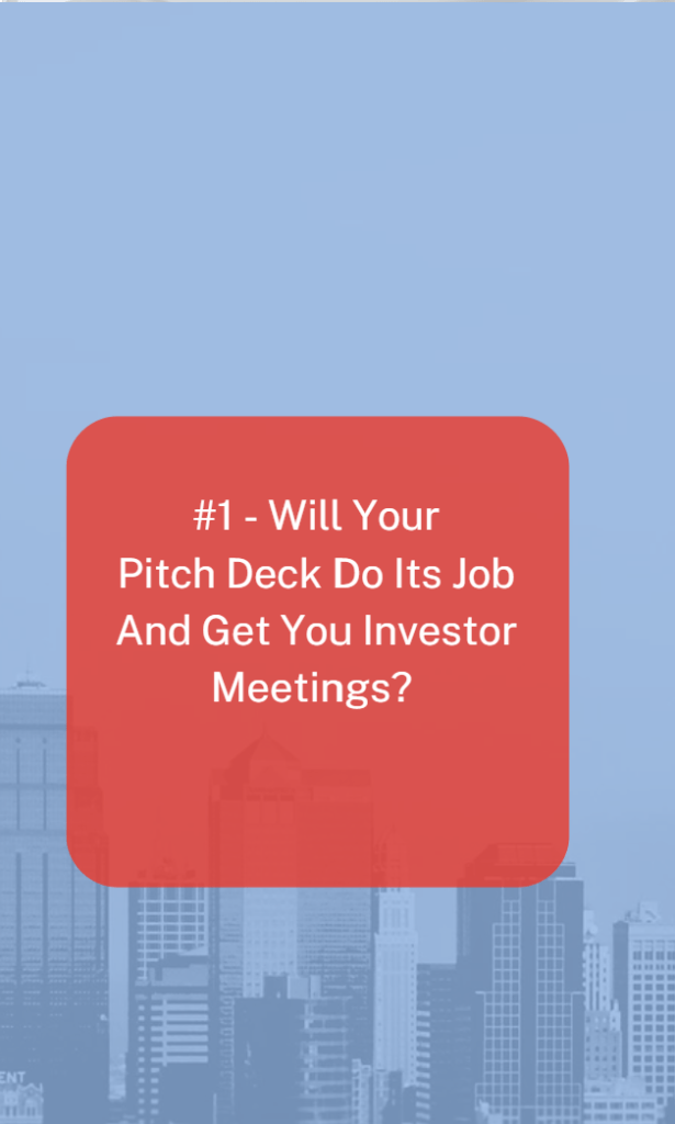 MUST HAVE STARTUP PITCH DECK TEMPLATE